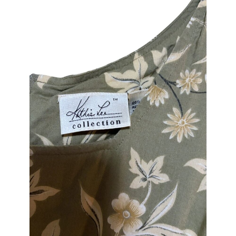 Vintage Kathie Lee Maxi Dress 14 Tie Back Wedding Guest Romantic Fairy Grunge - Picture 8 of 9
